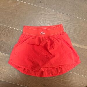 ALO Yoga Fiery Red Skirt